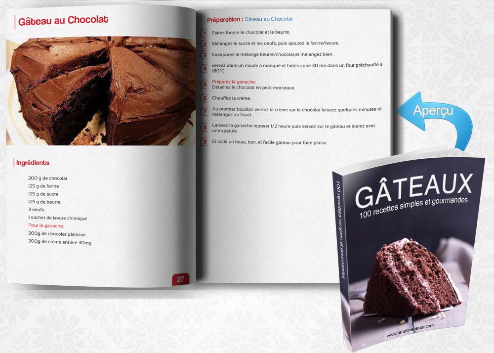 Livre 100 Recettes De Gateaux Recette Special